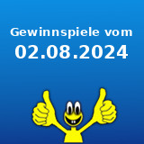 Gewinnspiele vom 02.08.2024