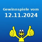 Gewinnspiele vom 12.11.2024