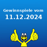 Gewinnspiele vom 11.12.2024