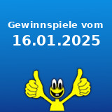 Gewinnspiele vom 16.01.2025